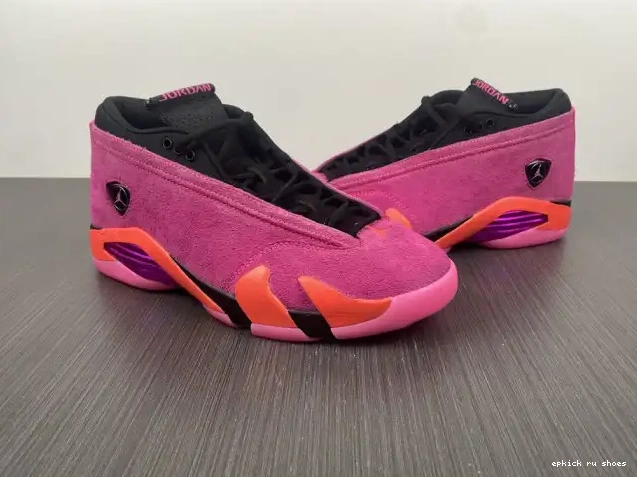 Cheap 14 Low (W) Shocking Jordan Pink DH4121-600 Retro 0506
